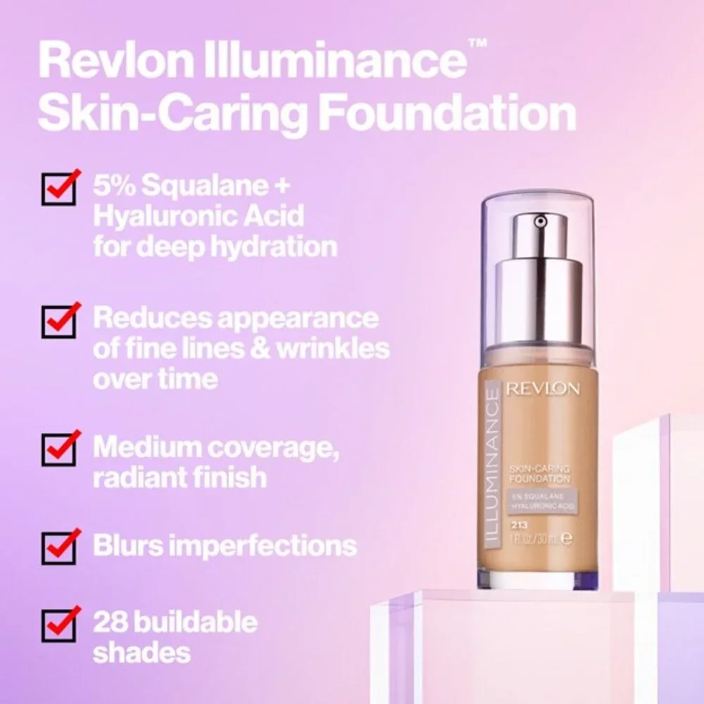 REVLON Illuminance Skin Caring Foundation NWT